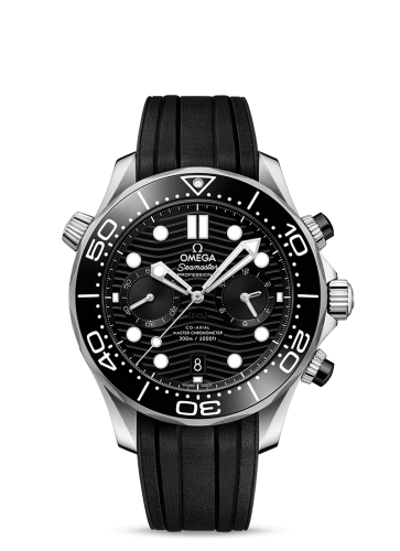 Omega Seamaster Diver 300M Master Co-Axial 44 Chronograph Stainless Steel / Black / Rubber